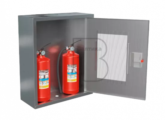 Шкафы пожарные для двух огнетушителей (ШПО-112) из нержавеющей стали